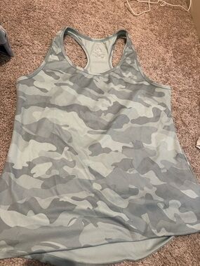Camo Racerback Activewear Tank Top - Women